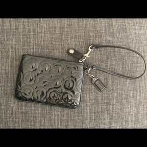 Coach Wristlet- Black